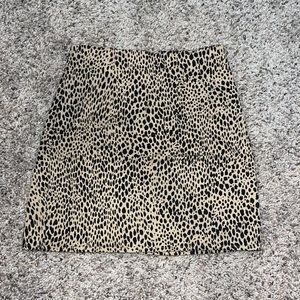 Brandy Melville bodycon cheetah skirt